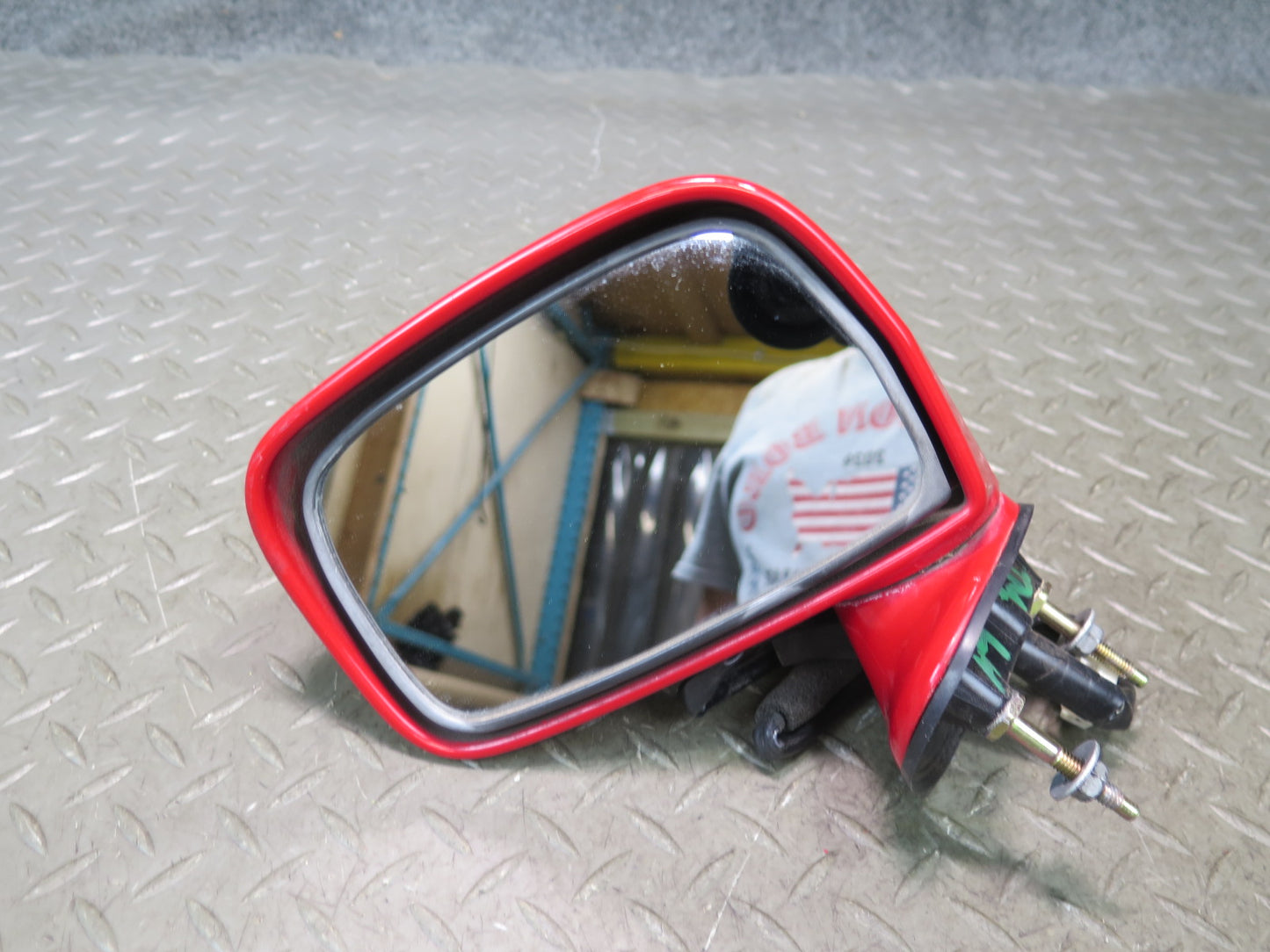 00-05 Toyota MR2 Spyder Left Door Exterior Side Power Mirror Absolutely RED OEM
