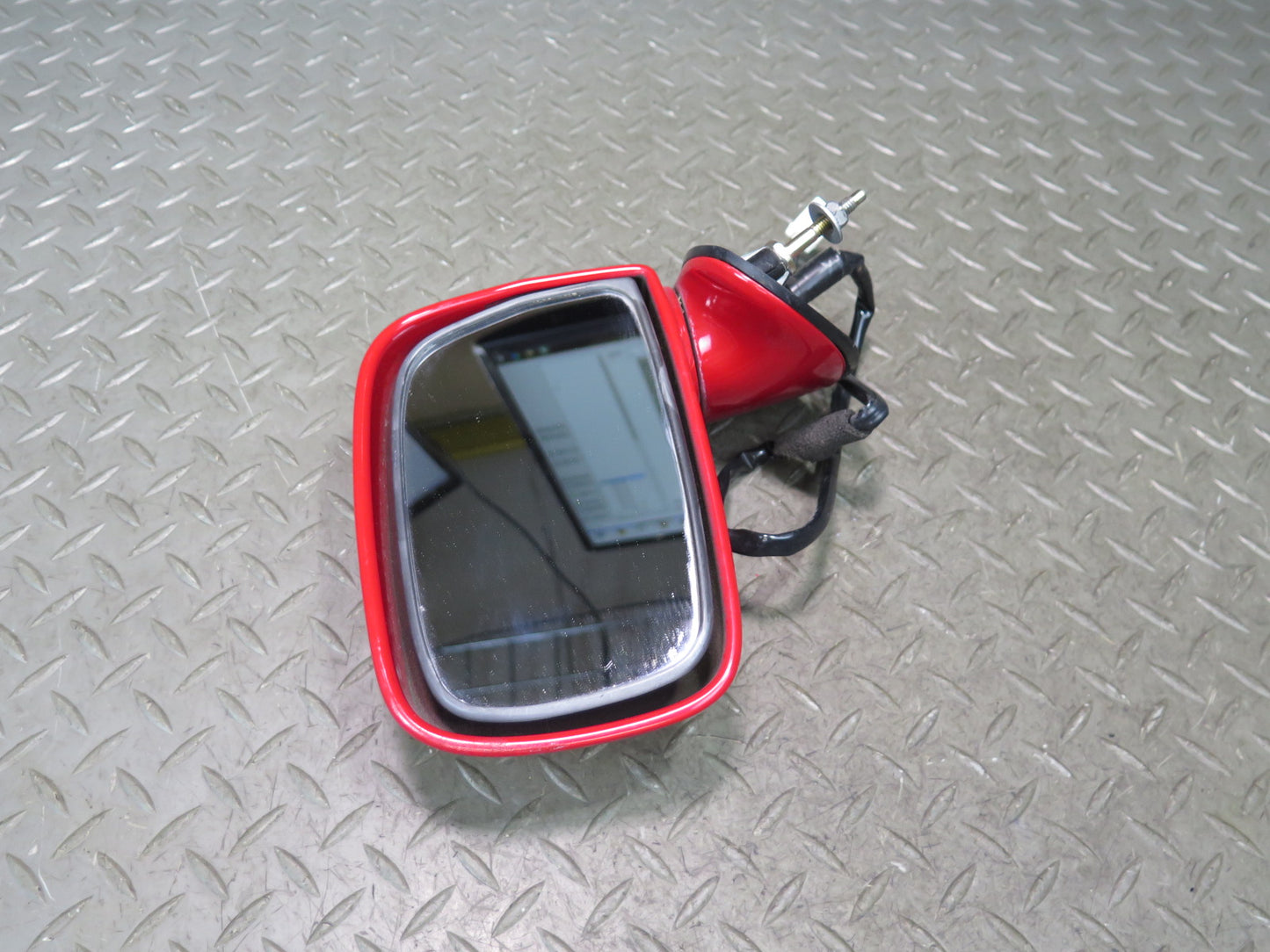 00-05 Toyota MR2 Spyder Left Door Exterior Side Power Mirror Absolutely RED OEM