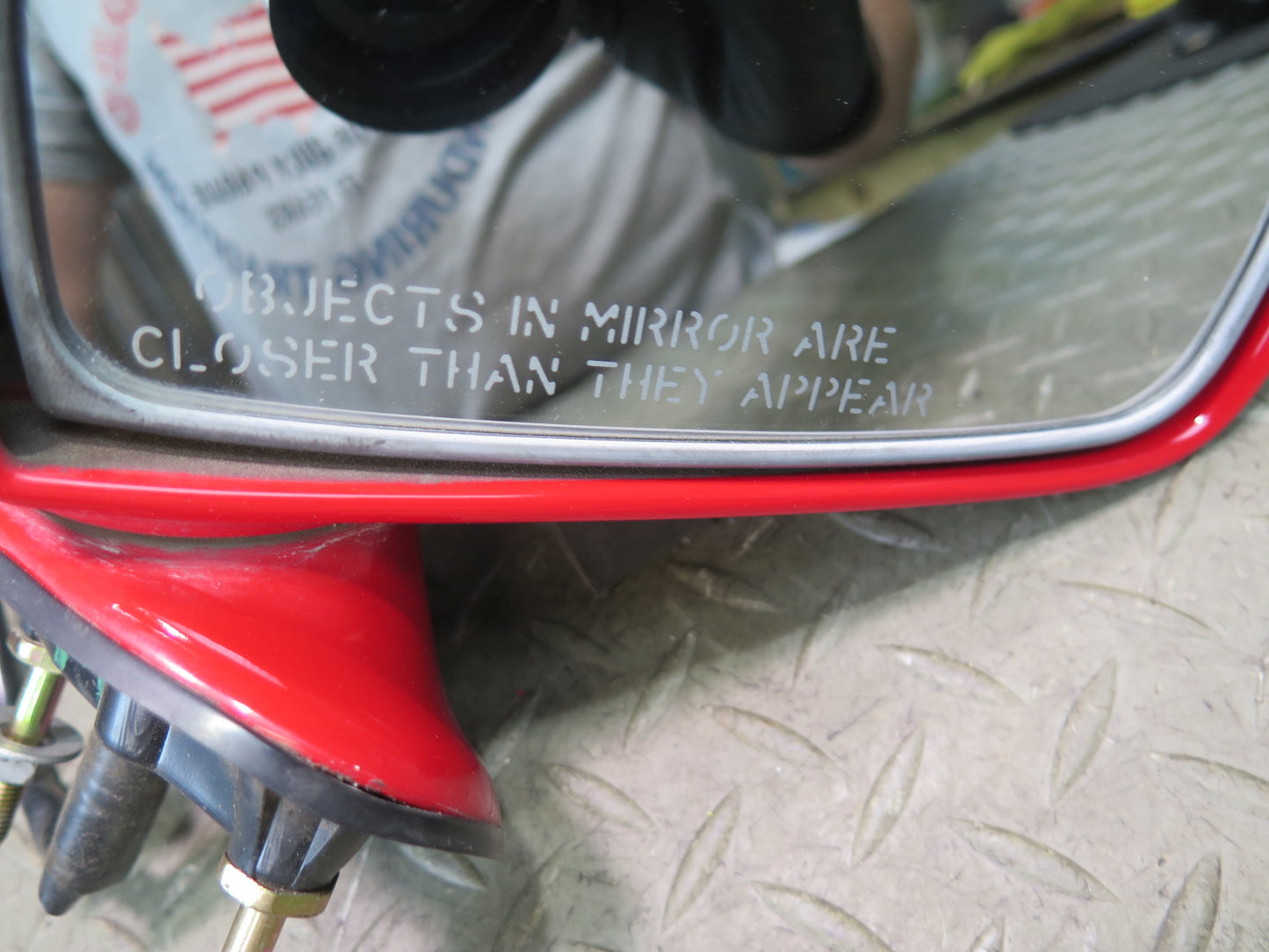 00-05 Toyota MR2 Spyder Right Door Exterior Side Power Mirror Absolutely RED OEM
