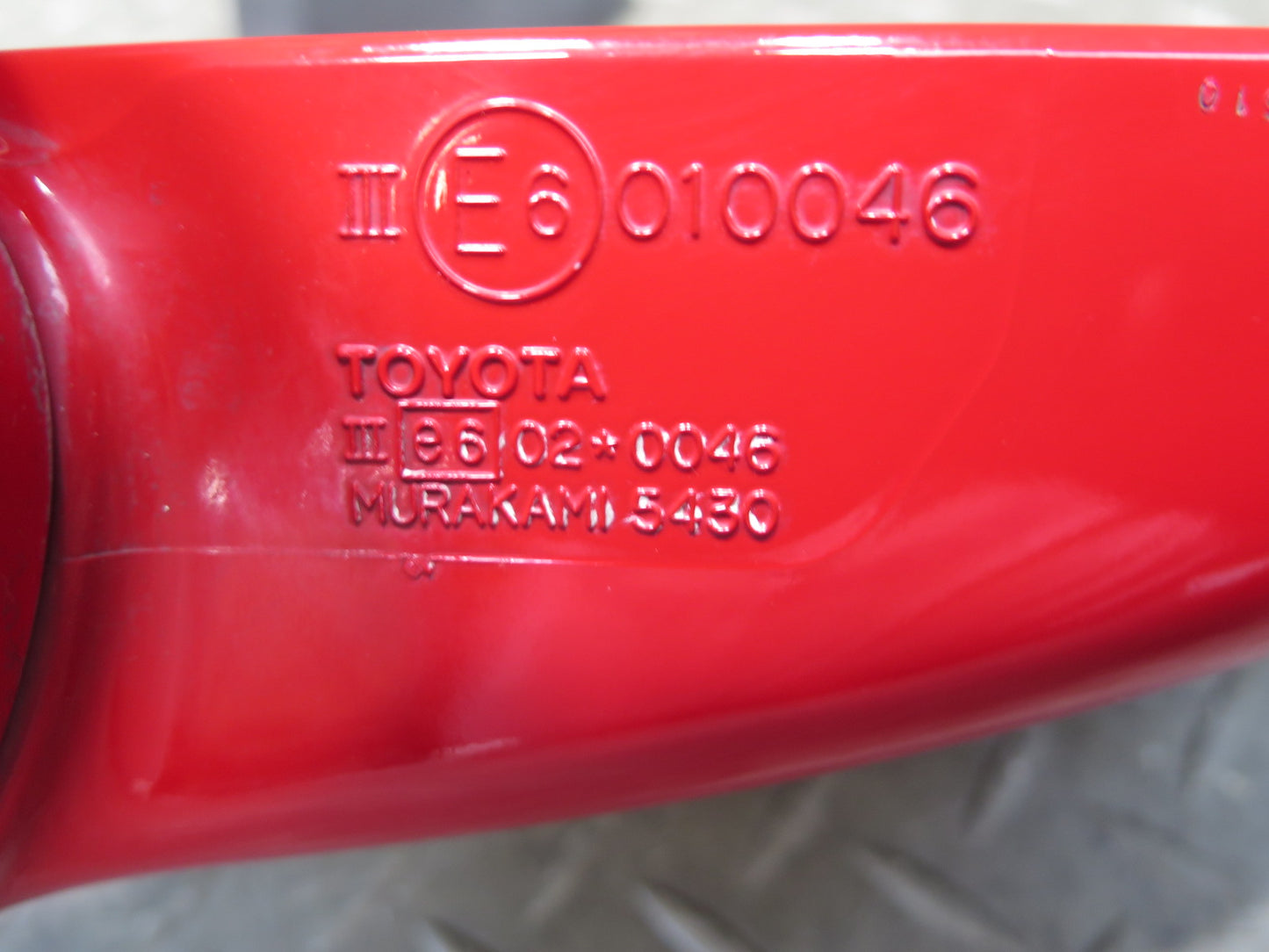 00-05 Toyota MR2 Spyder Right Door Exterior Side Power Mirror Absolutely RED OEM