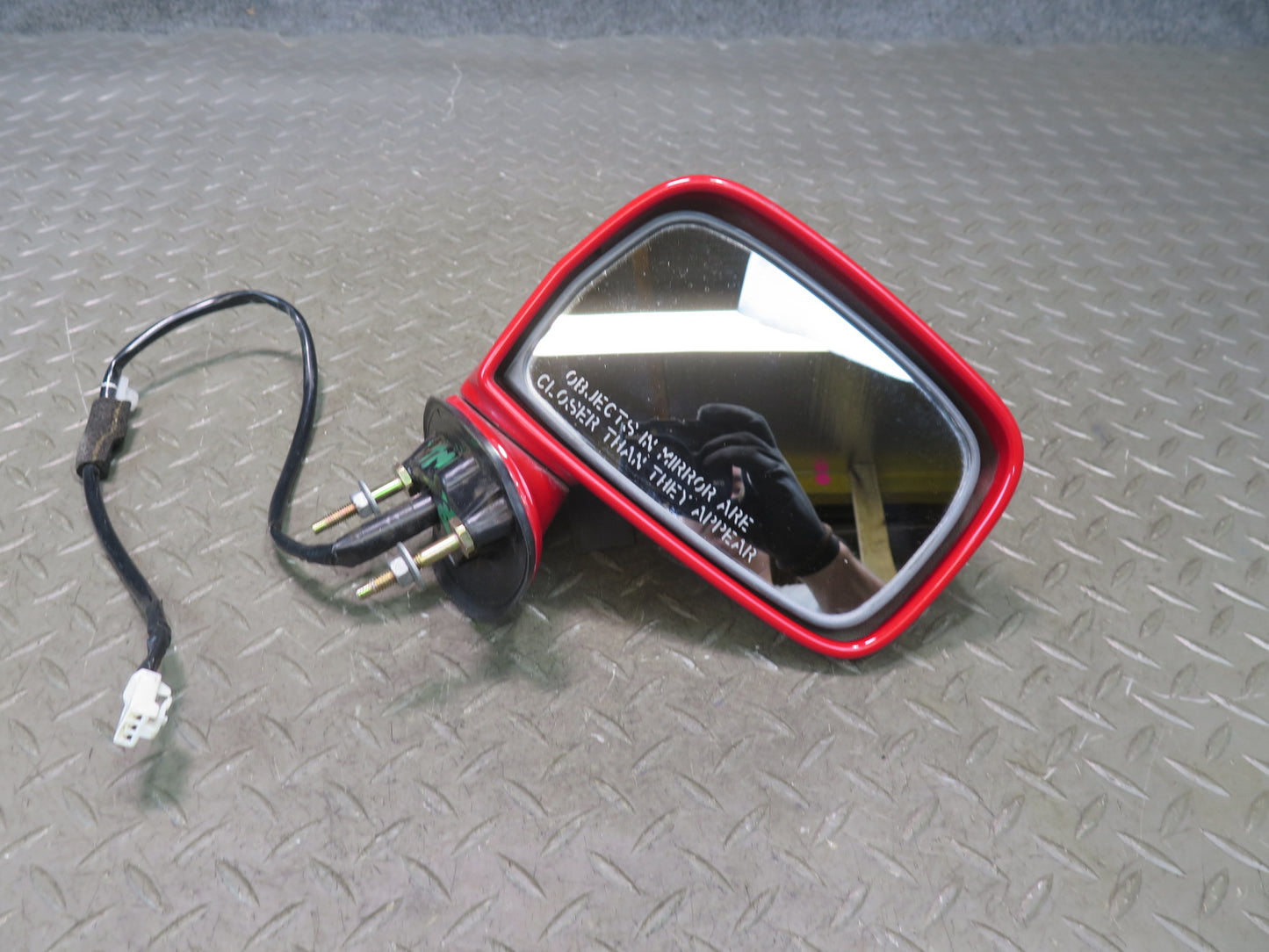 00-05 Toyota MR2 Spyder Right Door Exterior Side Power Mirror Absolutely RED OEM