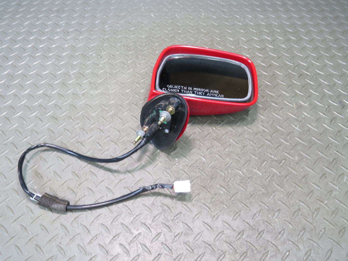 00-05 Toyota MR2 Spyder Right Door Exterior Side Power Mirror Absolutely RED OEM