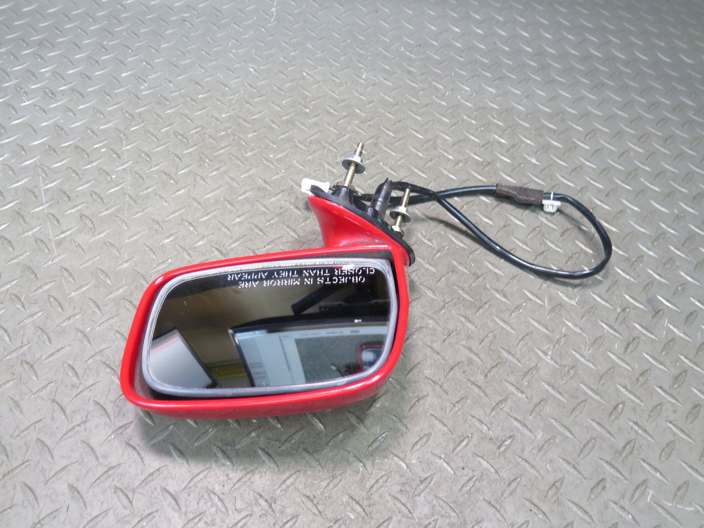 00-05 Toyota MR2 Spyder Right Door Exterior Side Power Mirror Absolutely RED OEM