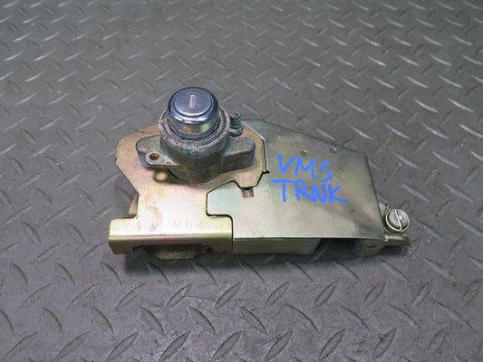 86-91 Mercedes W126 560SEL Rear Trunk Lid Lock Mechanism w Lock Cylinder OEM