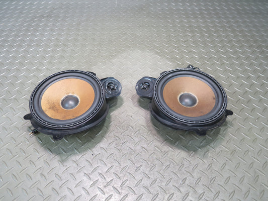 86-91 Mercedes W126 560SEL Sedan Set of 2 Rear Left & Right Shelf Speaker OEM