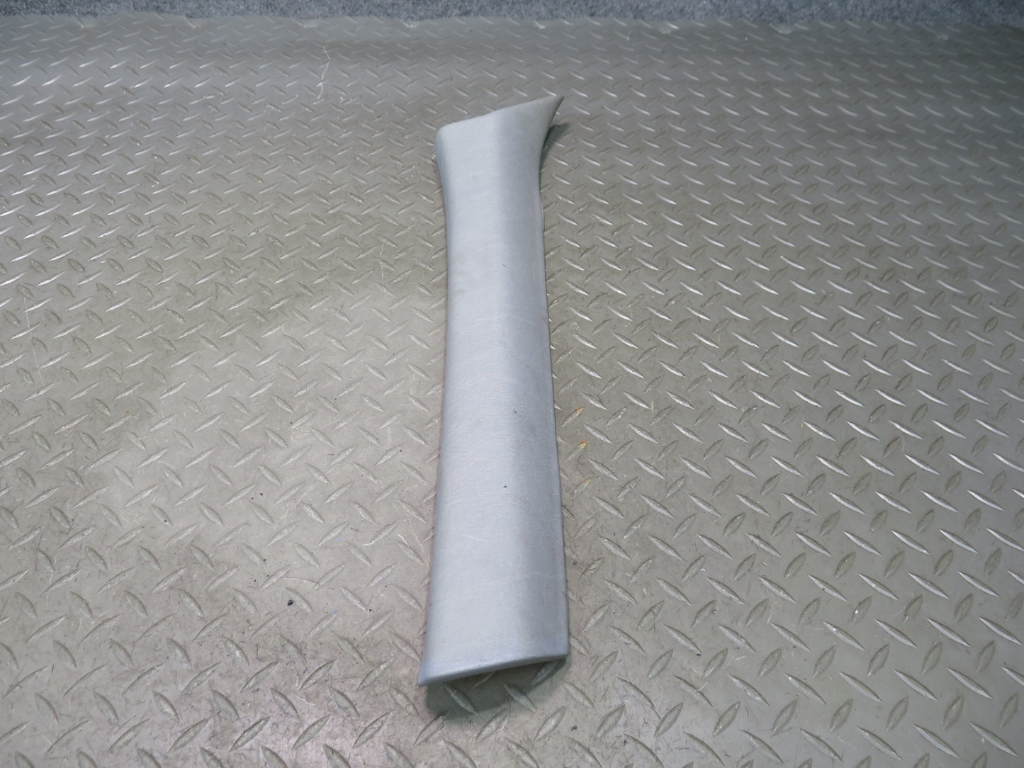 86-91 Mercedes W126 560SEL Front Left & Right A Pillar Trim Cover Set Gray OEM