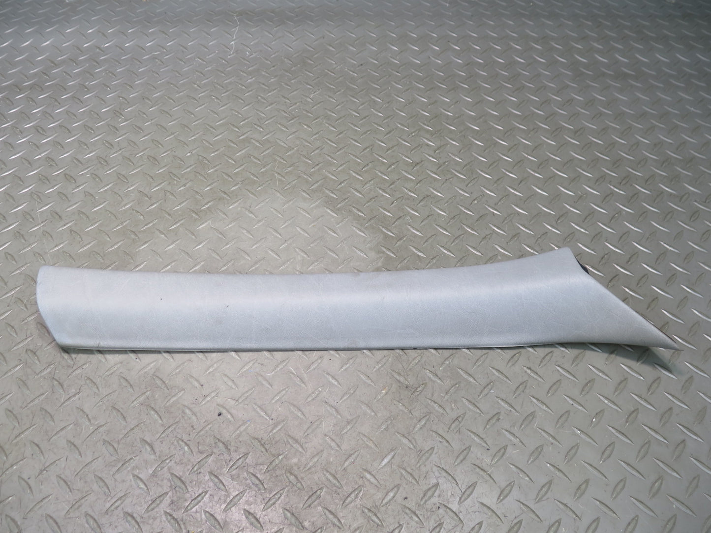 86-91 Mercedes W126 560SEL Front Left & Right A Pillar Trim Cover Set Gray OEM