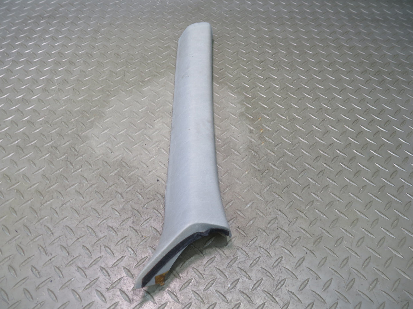 86-91 Mercedes W126 560SEL Front Left & Right A Pillar Trim Cover Set Gray OEM