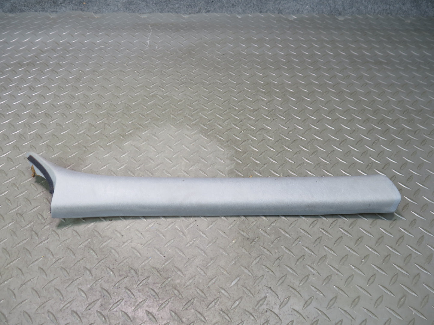 86-91 Mercedes W126 560SEL Front Left & Right A Pillar Trim Cover Set Gray OEM