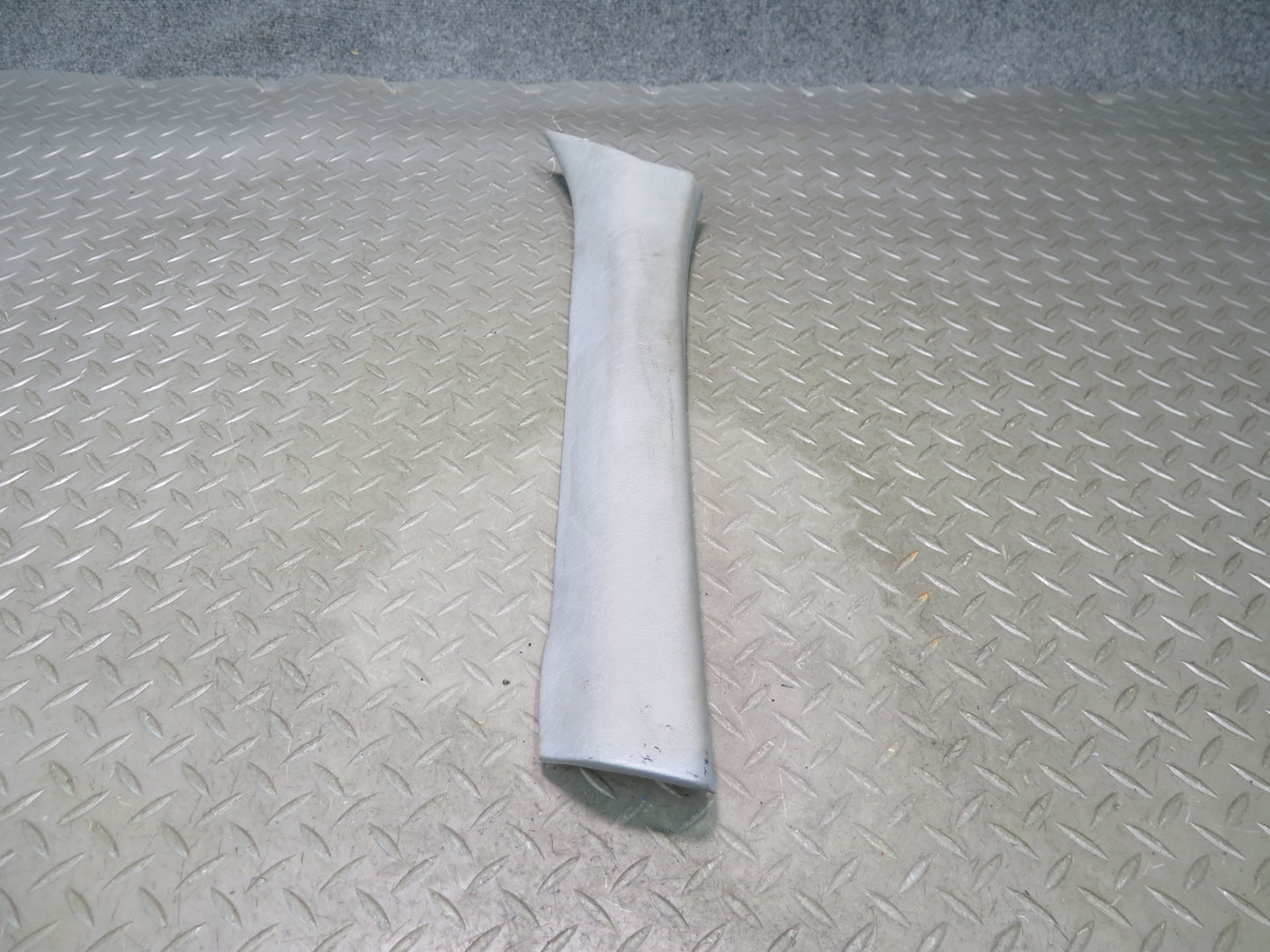86-91 Mercedes W126 560SEL Front Left & Right A Pillar Trim Cover Set Gray OEM