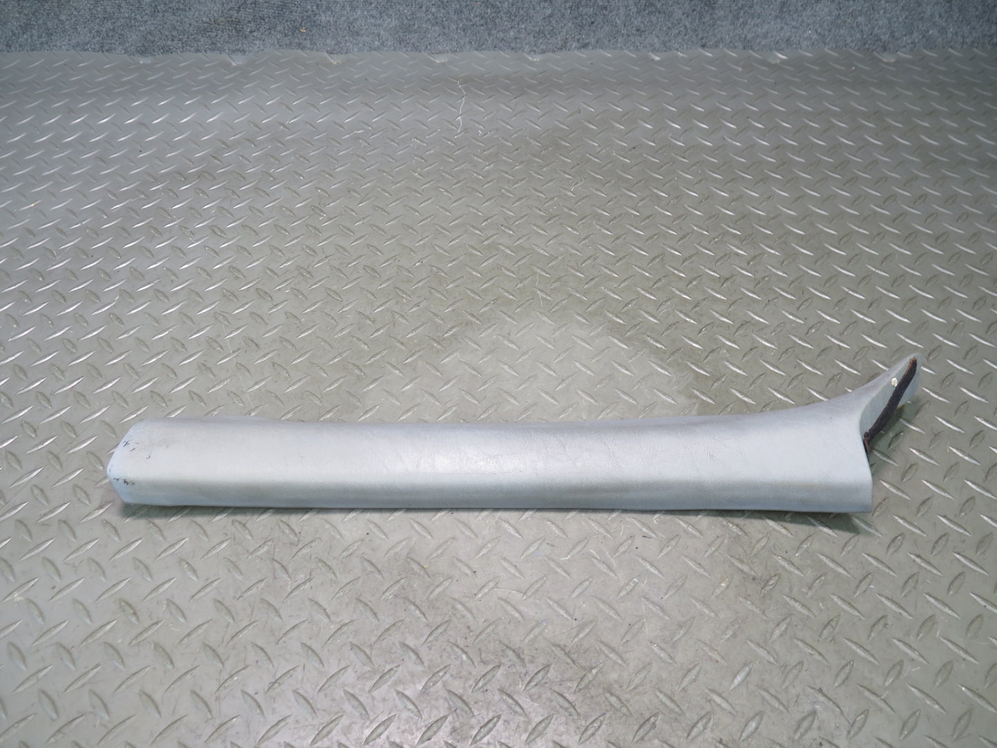 86-91 Mercedes W126 560SEL Front Left & Right A Pillar Trim Cover Set Gray OEM