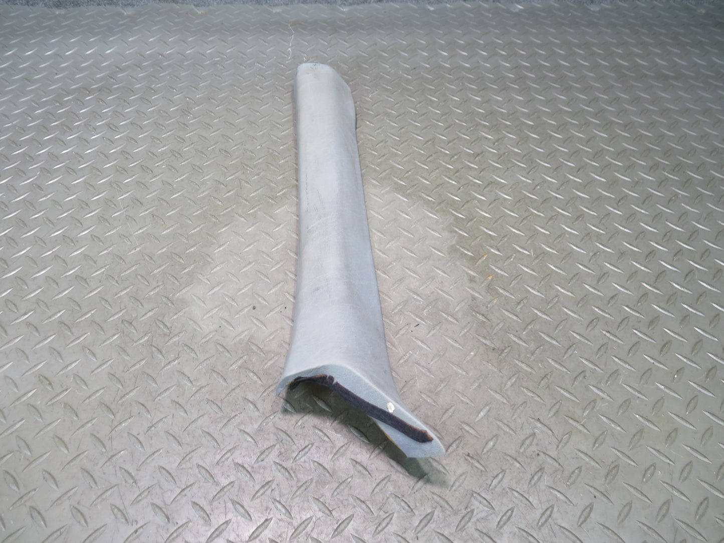 86-91 Mercedes W126 560SEL Front Left & Right A Pillar Trim Cover Set Gray OEM