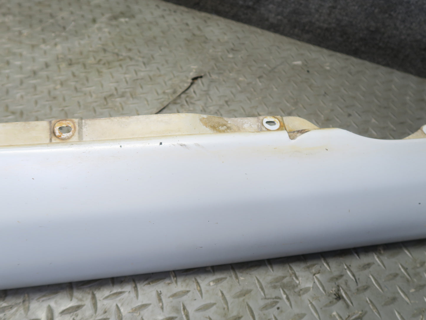 86-91 Mercedes W126 Set of 2 Left & Right Door Side Skirt Rocker Panel Gray OEM