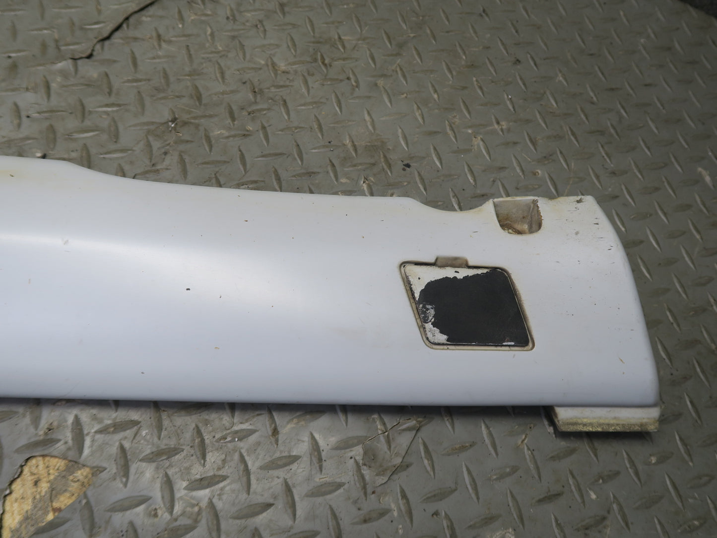 86-91 Mercedes W126 Set of 2 Left & Right Door Side Skirt Rocker Panel Gray OEM