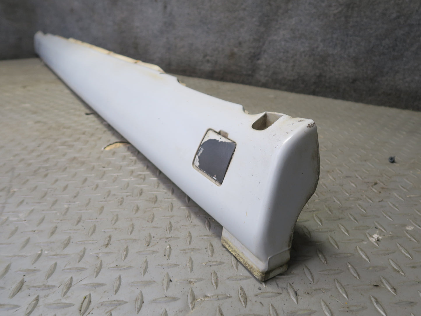 86-91 Mercedes W126 Set of 2 Left & Right Door Side Skirt Rocker Panel Gray OEM