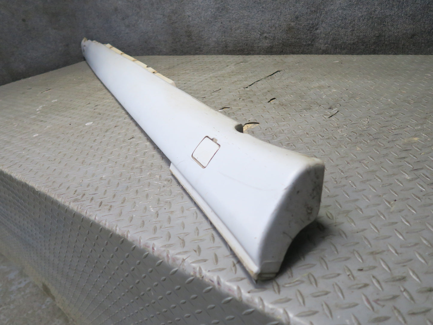 86-91 Mercedes W126 Set of 2 Left & Right Door Side Skirt Rocker Panel Gray OEM