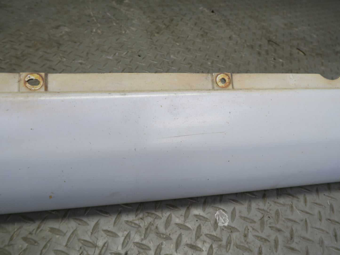 86-91 Mercedes W126 Set of 2 Left & Right Door Side Skirt Rocker Panel Gray OEM