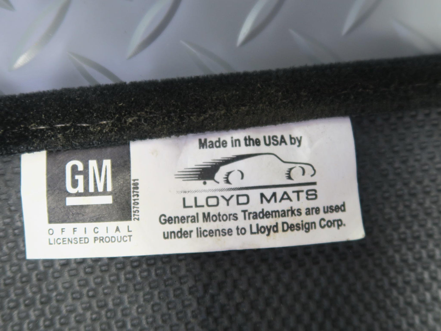 03-06 Chevrolet SSR Lloyd Mats Rear BED Floor Carpet Cover Black OEM
