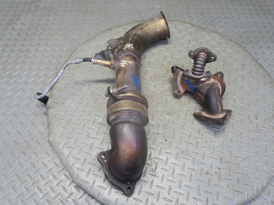 10-11 Mercedes W164 ML350 Diesel Turbo Exhaust Elbow Pipe Oxygen Sensor Set OEM