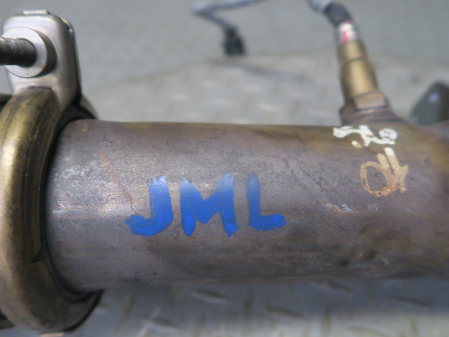 10-11 Mercedes W164 ML350 Diesel Turbo Exhaust Elbow Pipe Oxygen Sensor Set OEM
