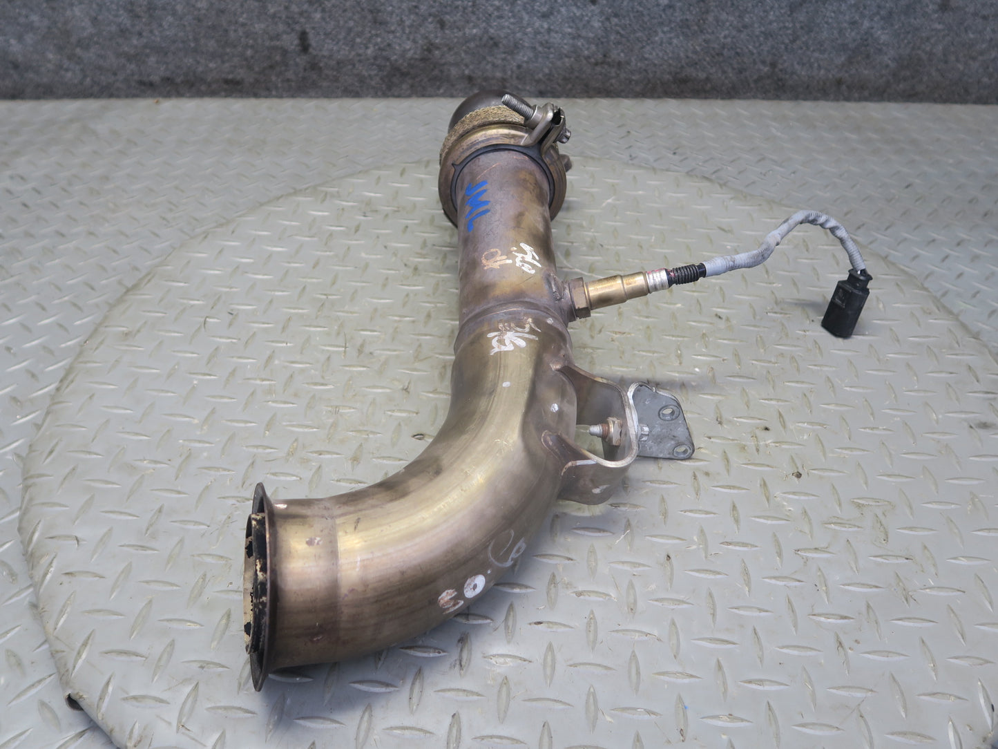 10-11 Mercedes W164 ML350 Diesel Turbo Exhaust Elbow Pipe Oxygen Sensor Set OEM