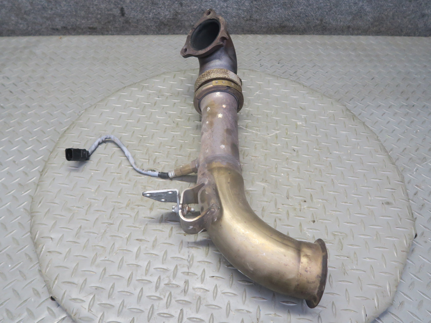 10-11 Mercedes W164 ML350 Diesel Turbo Exhaust Elbow Pipe Oxygen Sensor Set OEM