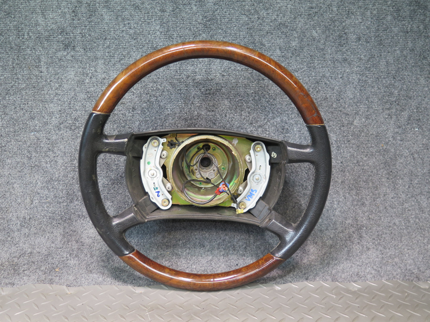 86-91 Mercedes W126 560SEL 560SEC Wood Leather Steering OEM