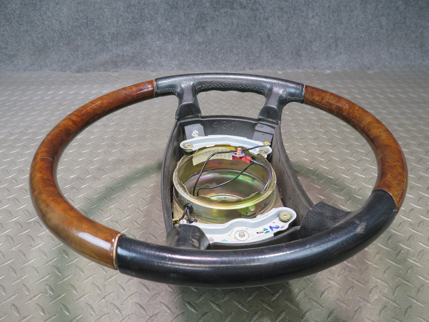 86-91 Mercedes W126 560SEL 560SEC Wood Leather Steering OEM