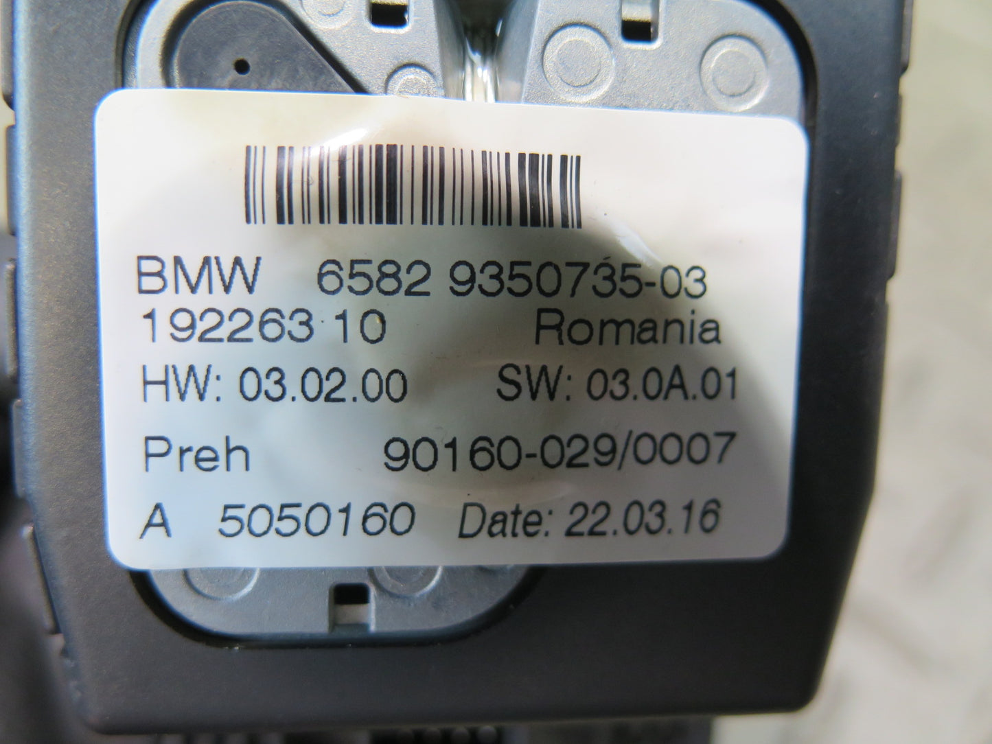 16-22 Mini Cooper F55 F56 F57 NBT Navigation Controller Switch 9350735 OEM