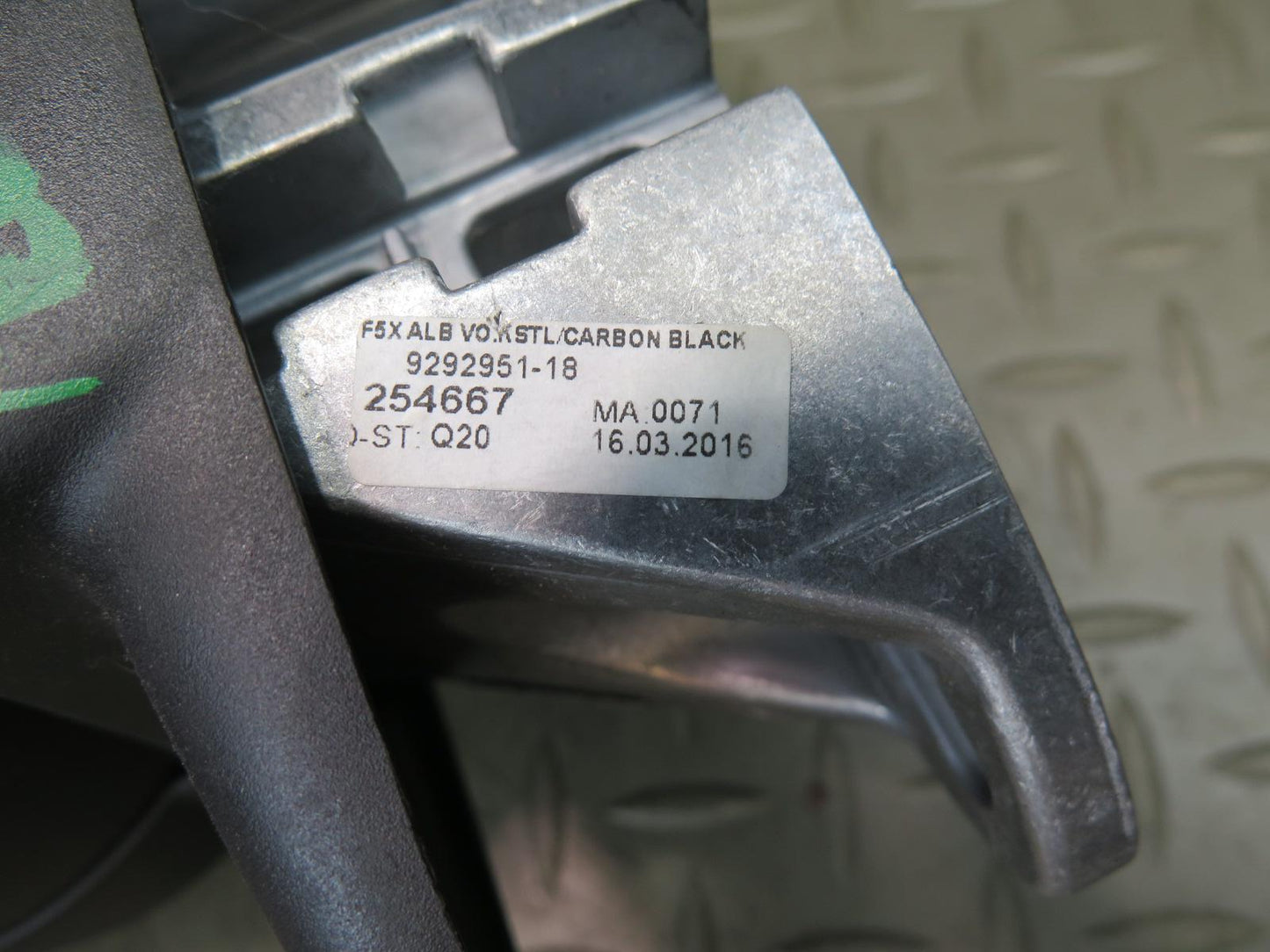 14-24 Mini Cooper F55 F56 F57 Center Console Leather Armrest Storage OEM
