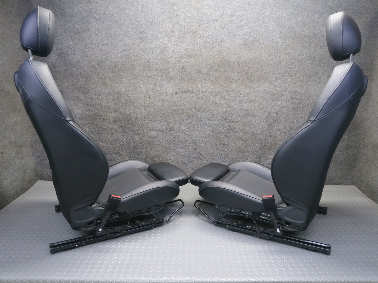 16-24 Mini S F57 Convertible Front & Rear Sport Leatherette Seat Set Black OEM