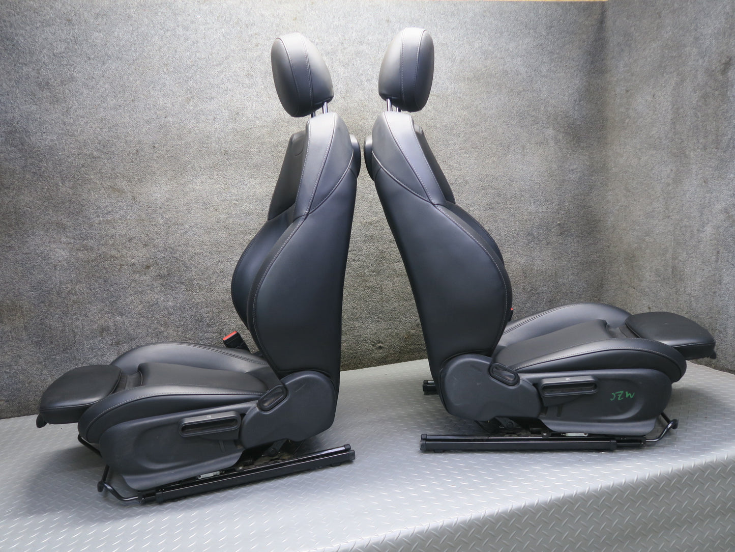 16-24 Mini S F57 Convertible Front & Rear Sport Leatherette Seat Set Black OEM