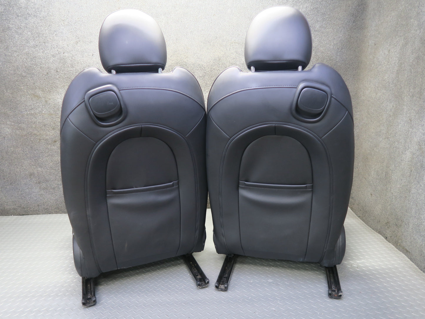 16-24 Mini S F57 Convertible Front & Rear Sport Leatherette Seat Set Black OEM