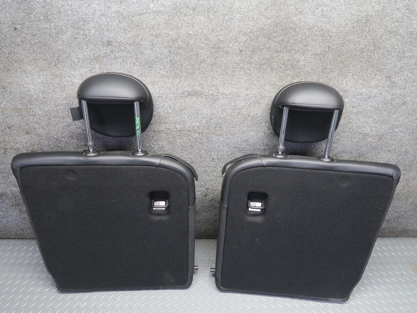 16-24 Mini S F57 Convertible Front & Rear Sport Leatherette Seat Set Black OEM