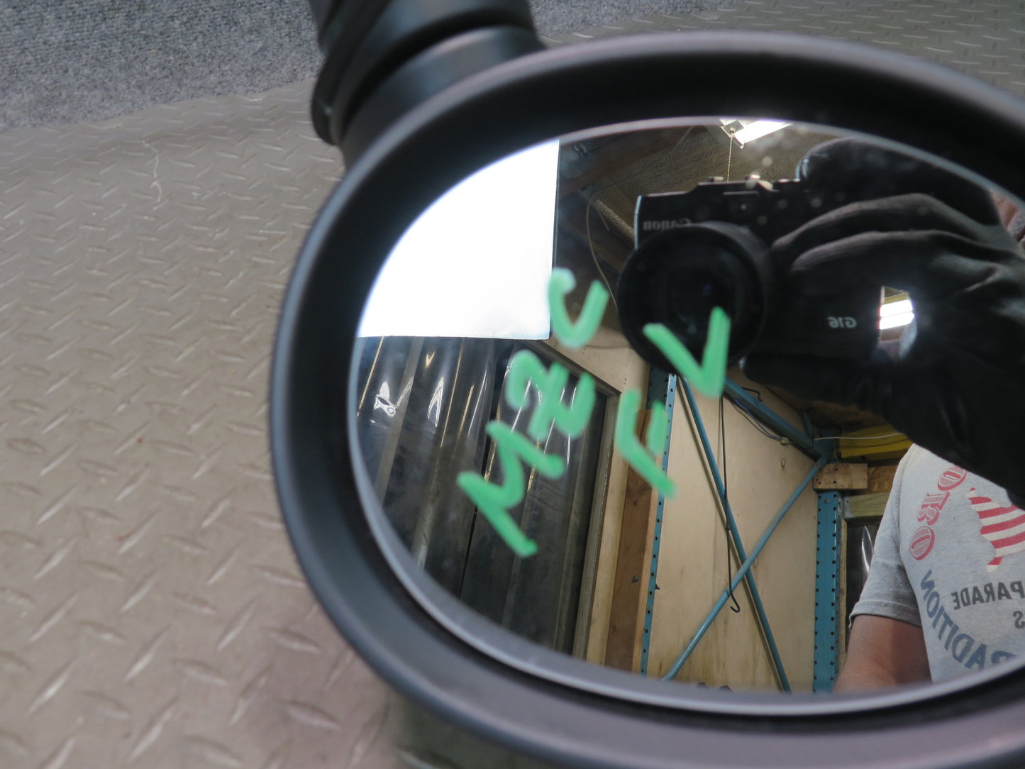 14-19 Mini F55 F56 F57 Left Exterior Side View Fold in Auto Dim Mirror OEM