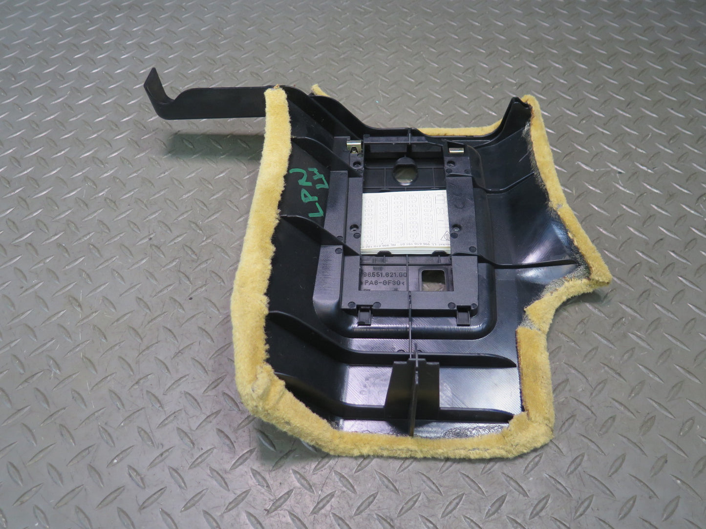 1999-2004 Porsche 911 996 Front Left Kick Fuse Box Trim Cover Panel 99655110100