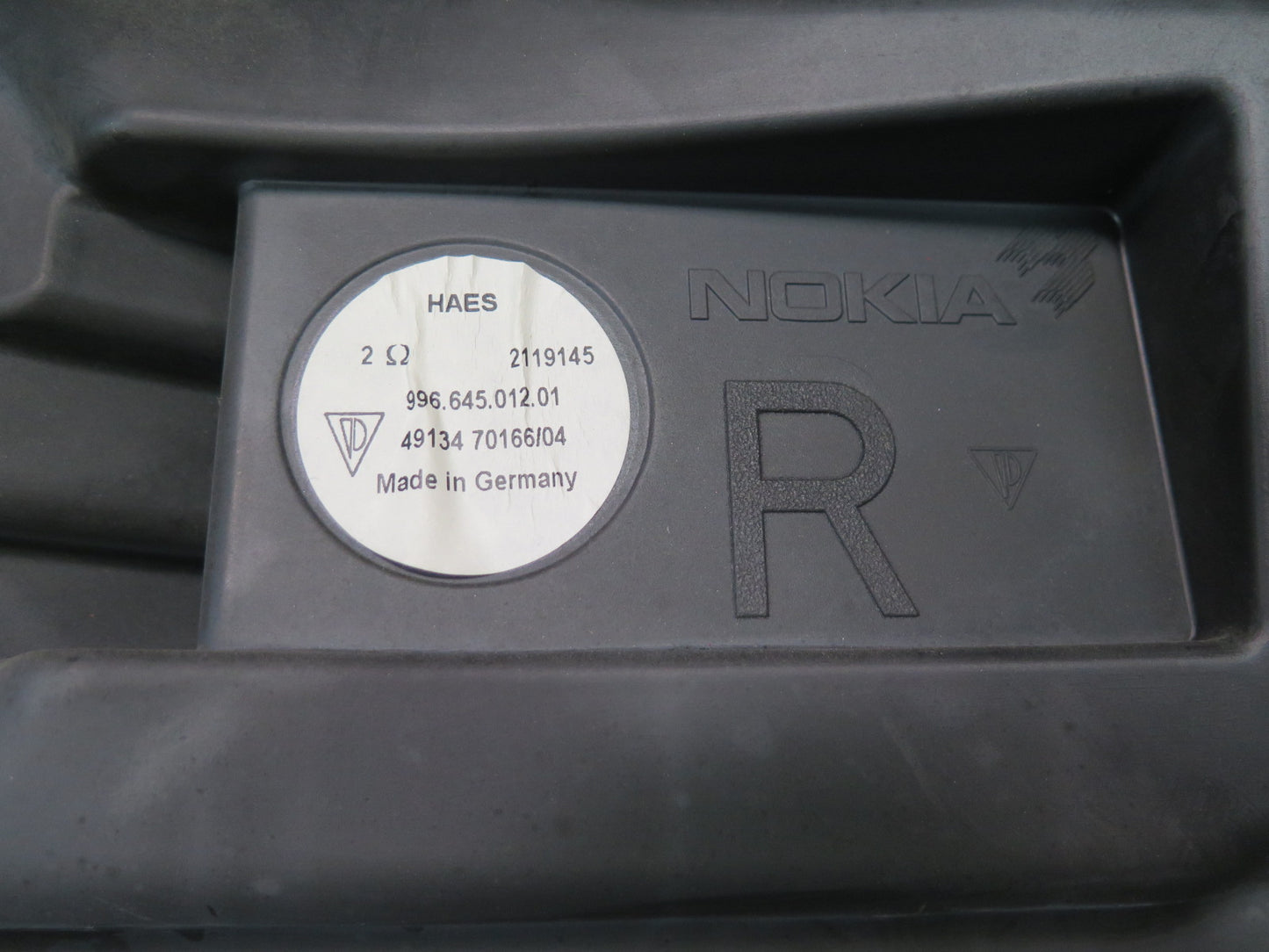 1999-2001 Porsche 911 996 Left & Right Door Nokia Speaker Box Set of 2