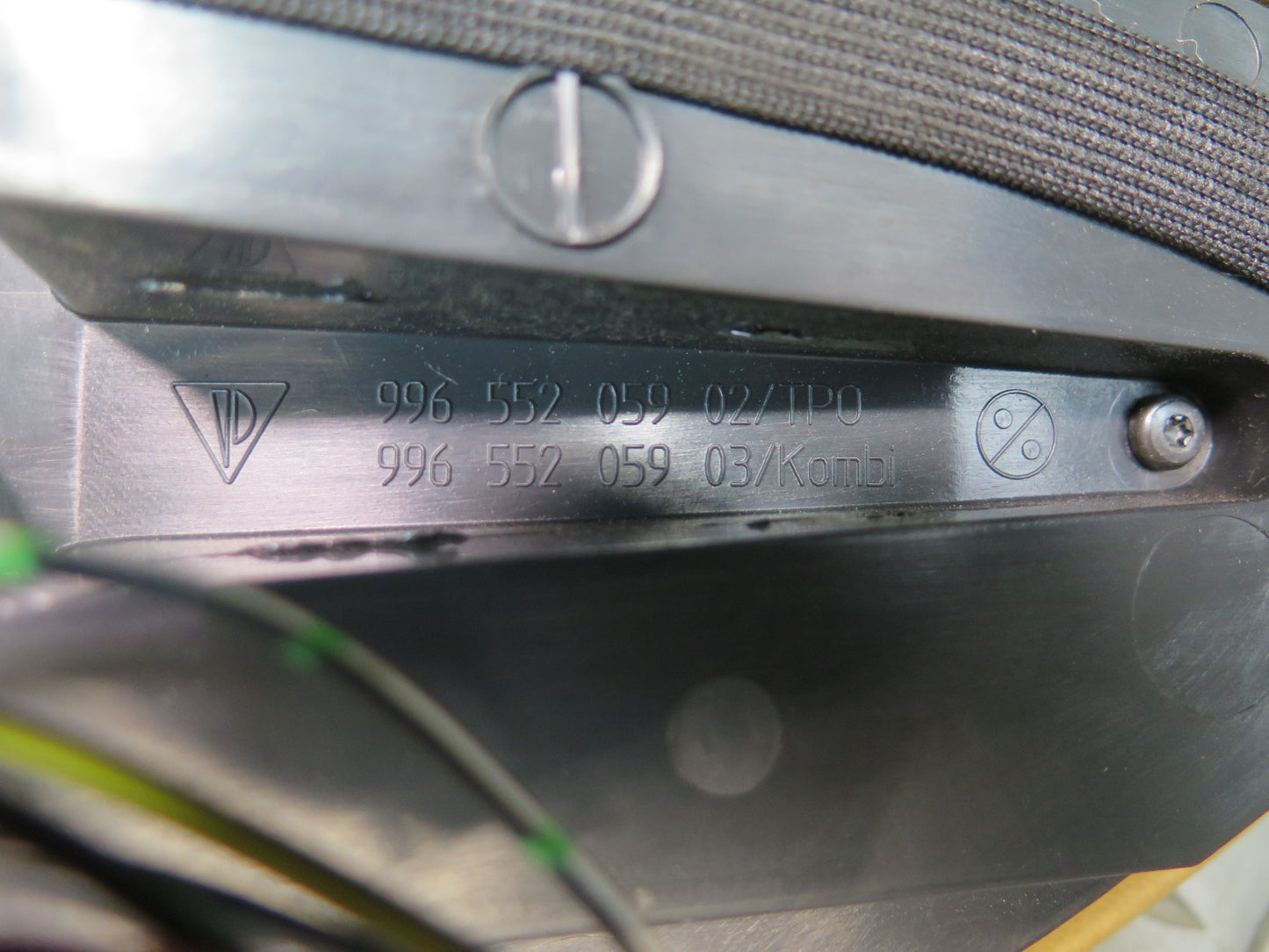 1999-2004 Porsche 911 996 Dash Instrument Cluster Speedometer Visor Trim Panel