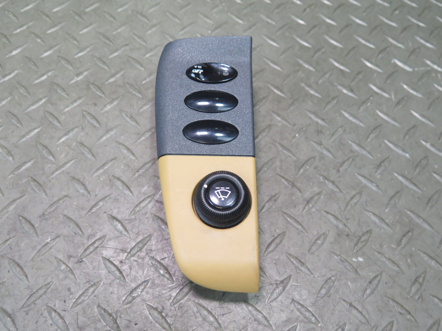 1999-2001 Porsche 911 996 Dash Left TC OFF Wiper Switch w Trim Bezel