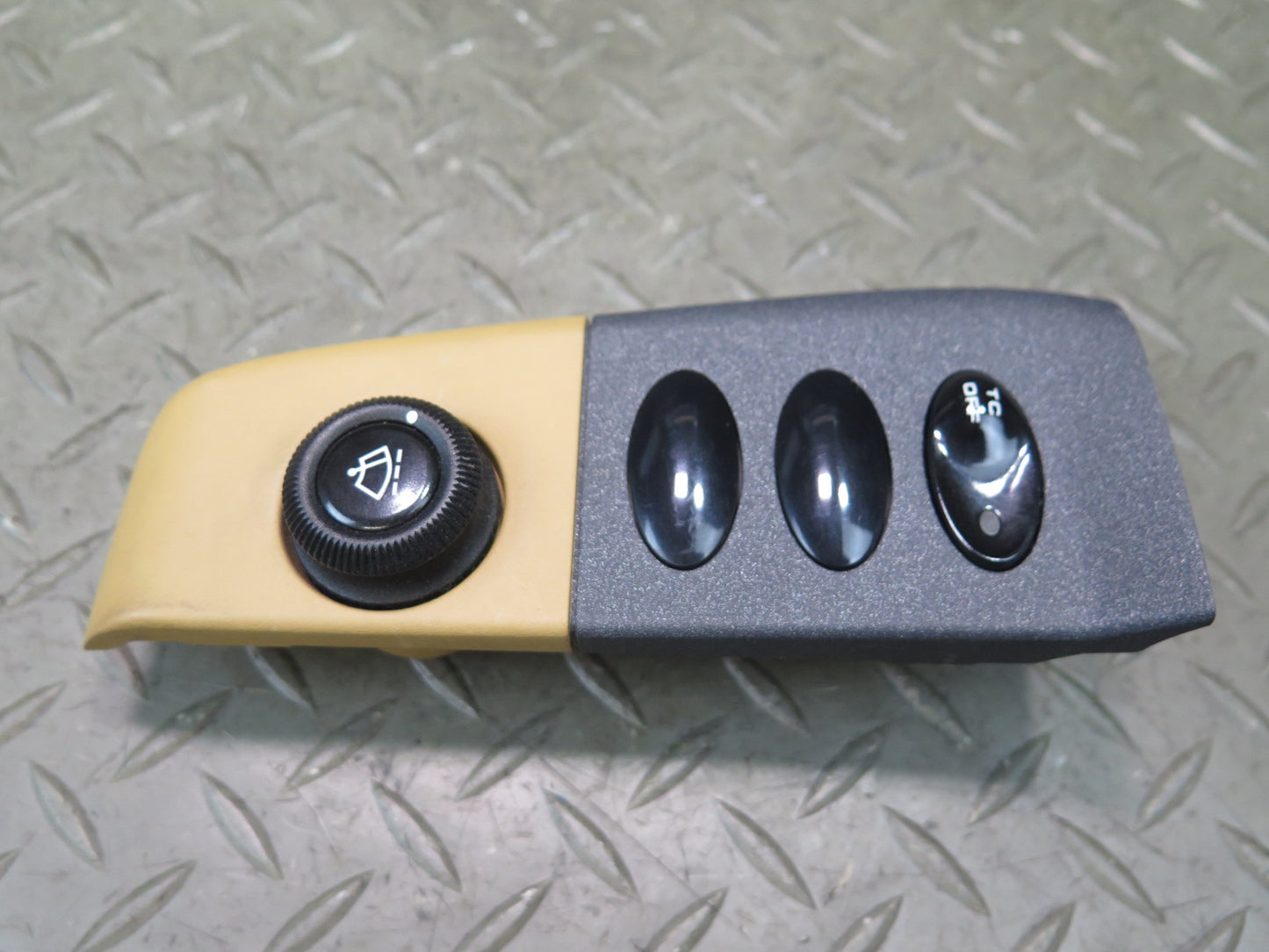1999-2001 Porsche 911 996 Dash Left TC OFF Wiper Switch w Trim Bezel
