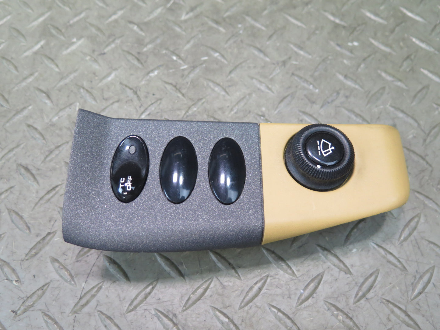 1999-2001 Porsche 911 996 Dash Left TC OFF Wiper Switch w Trim Bezel