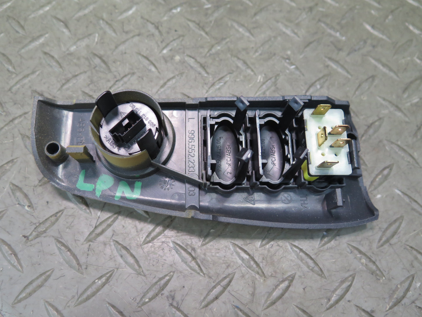 1999-2001 Porsche 911 996 Dash Left TC OFF Wiper Switch w Trim Bezel