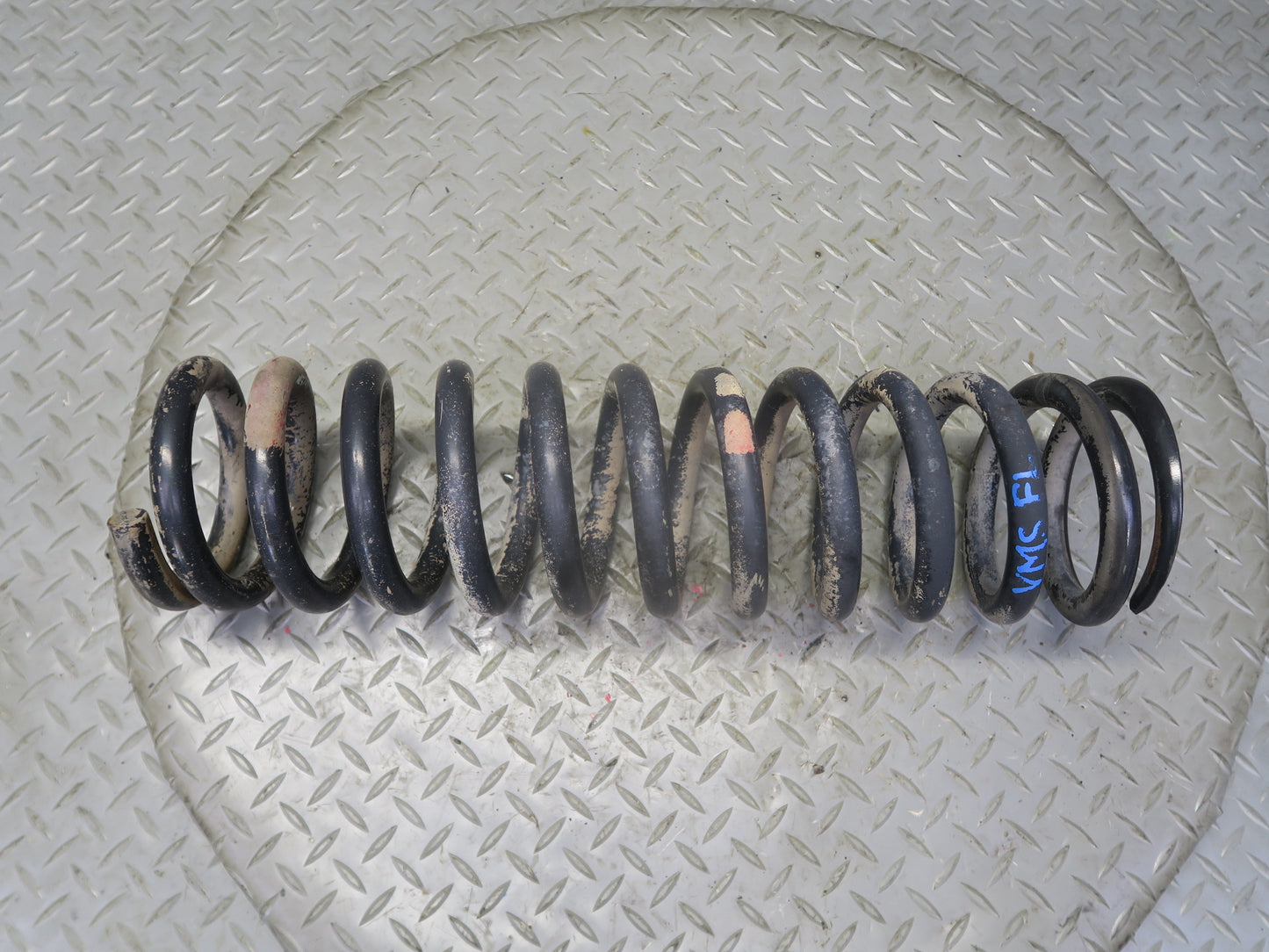 86-91 Mercedes W126 560SEL Set of 2 Front Left & Right Coil Spring OEM
