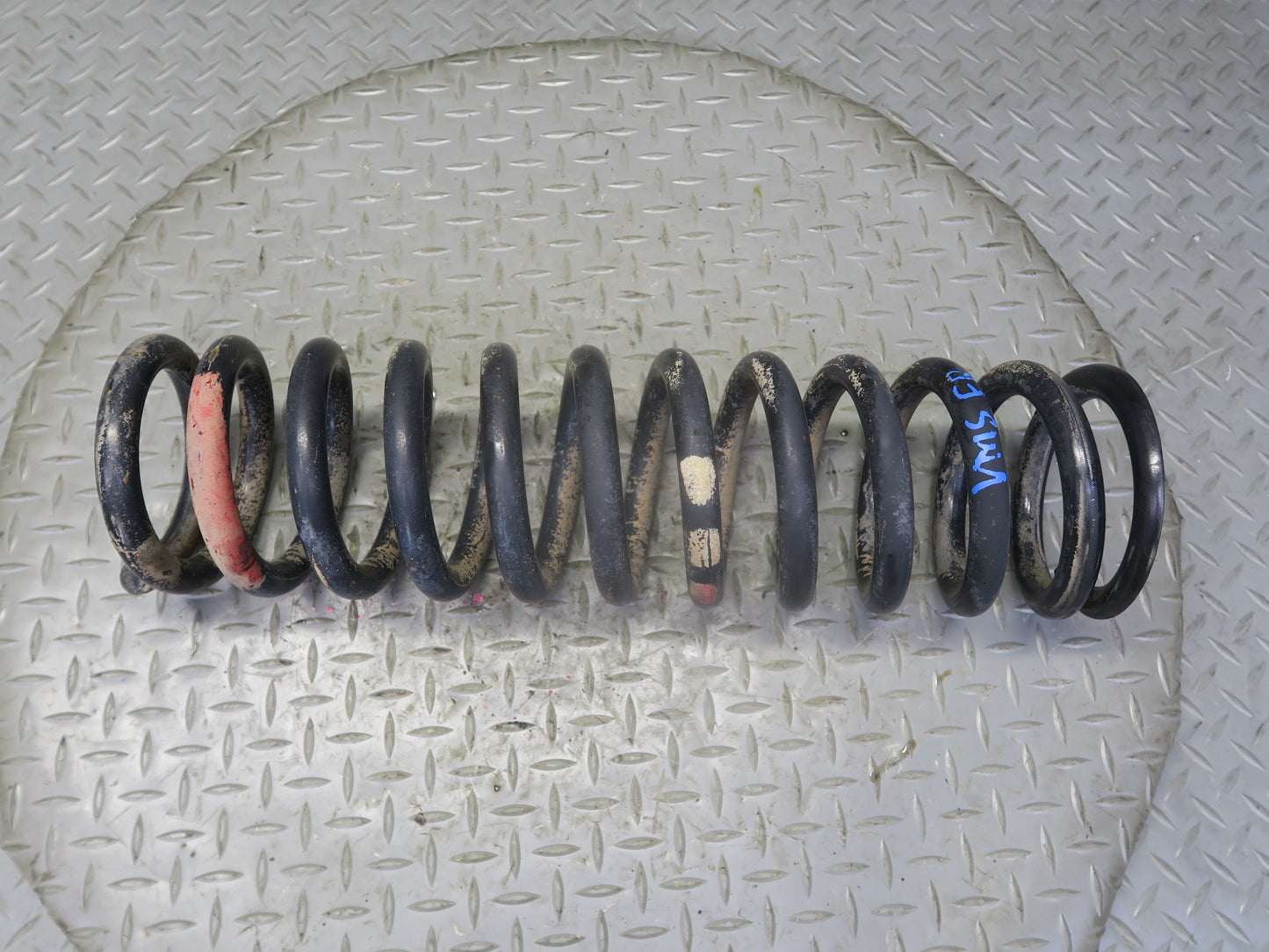 86-91 Mercedes W126 560SEL Set of 2 Front Left & Right Coil Spring OEM