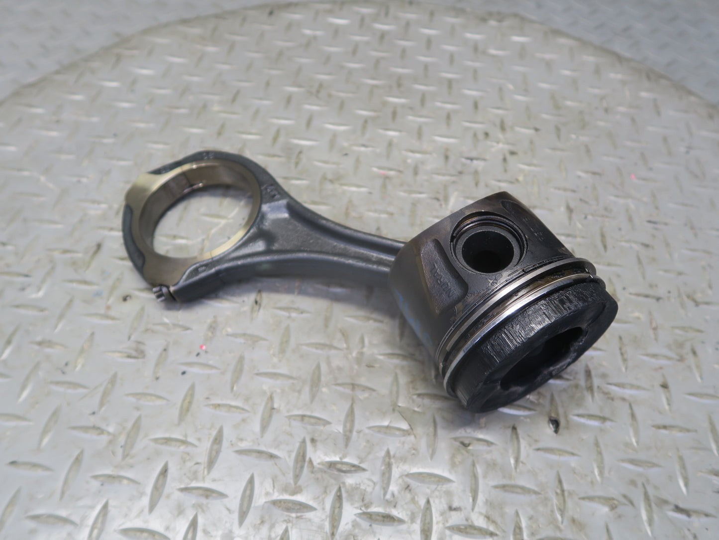 10-11 Mercedes W164 ML350 OM642 Diesel Engine Piston Connecting Rod Set of 6 OEM