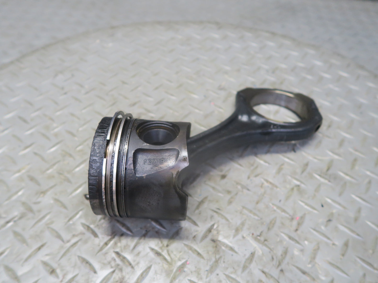 10-11 Mercedes W164 ML350 OM642 Diesel Engine Piston Connecting Rod Set of 6 OEM
