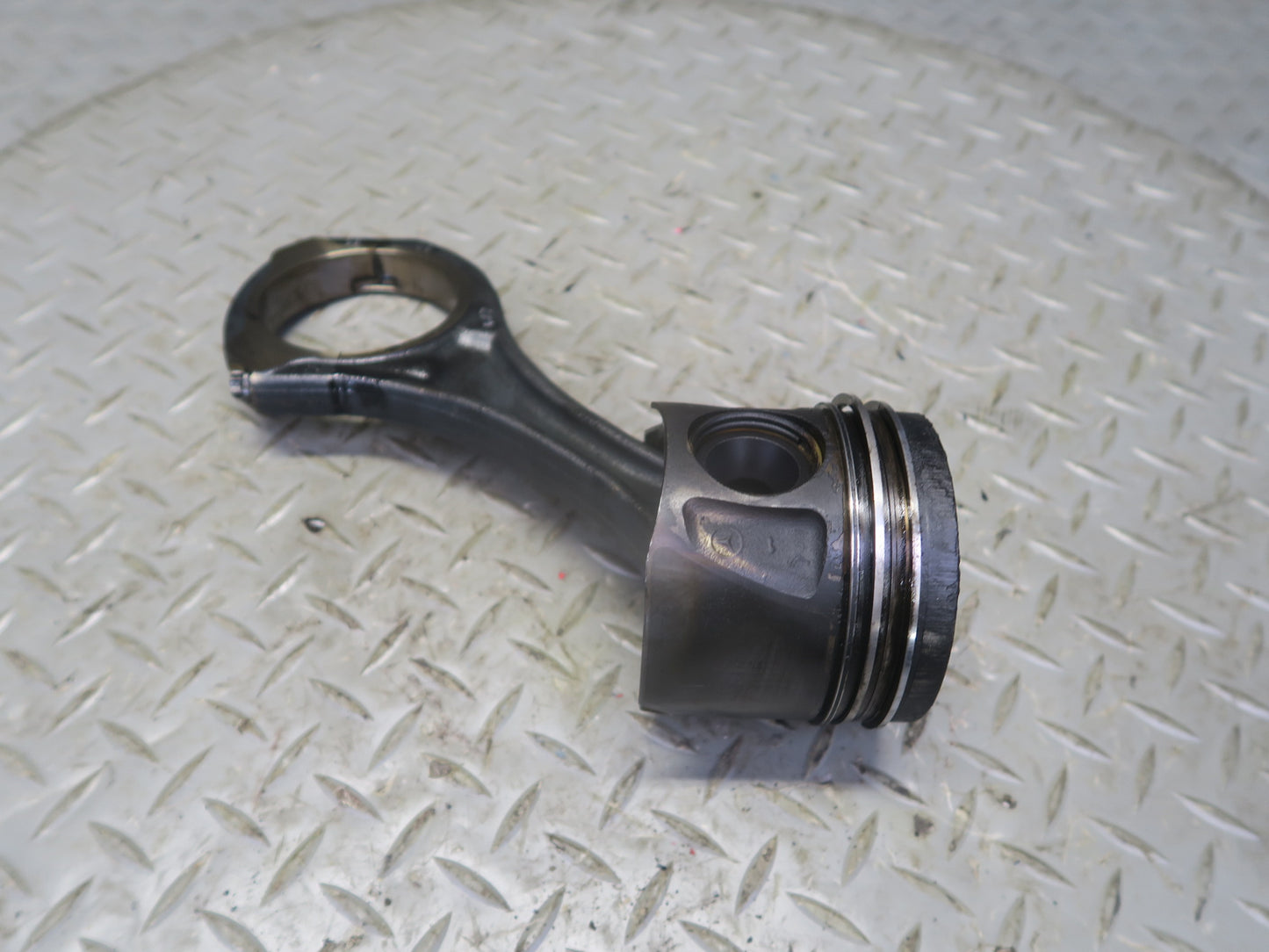 10-11 Mercedes W164 ML350 OM642 Diesel Engine Piston Connecting Rod Set of 6 OEM