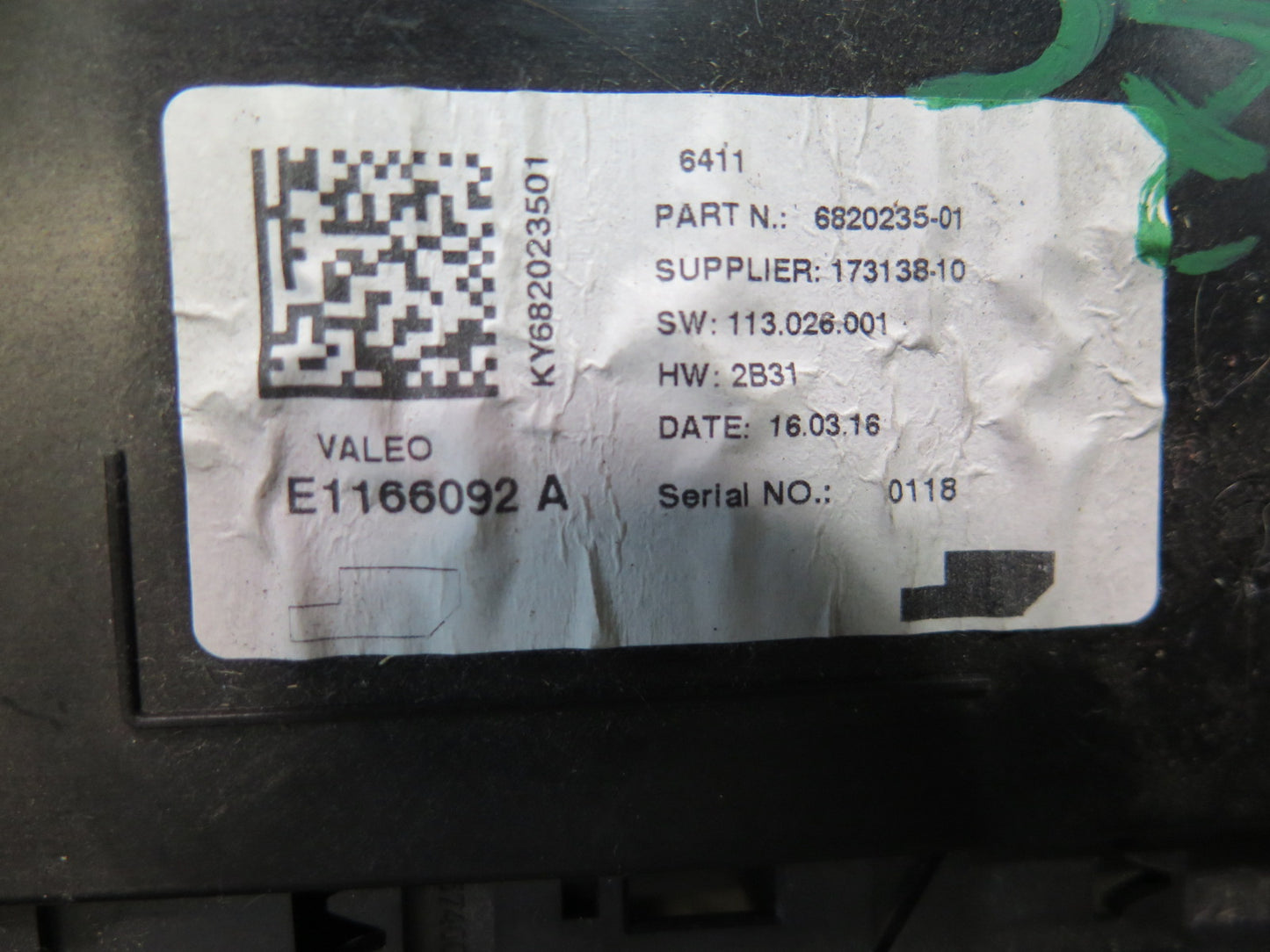 16-24 Mini Cooper F54 F55 F56 F57 A/C Air Condition Control Module 6820235 OEM