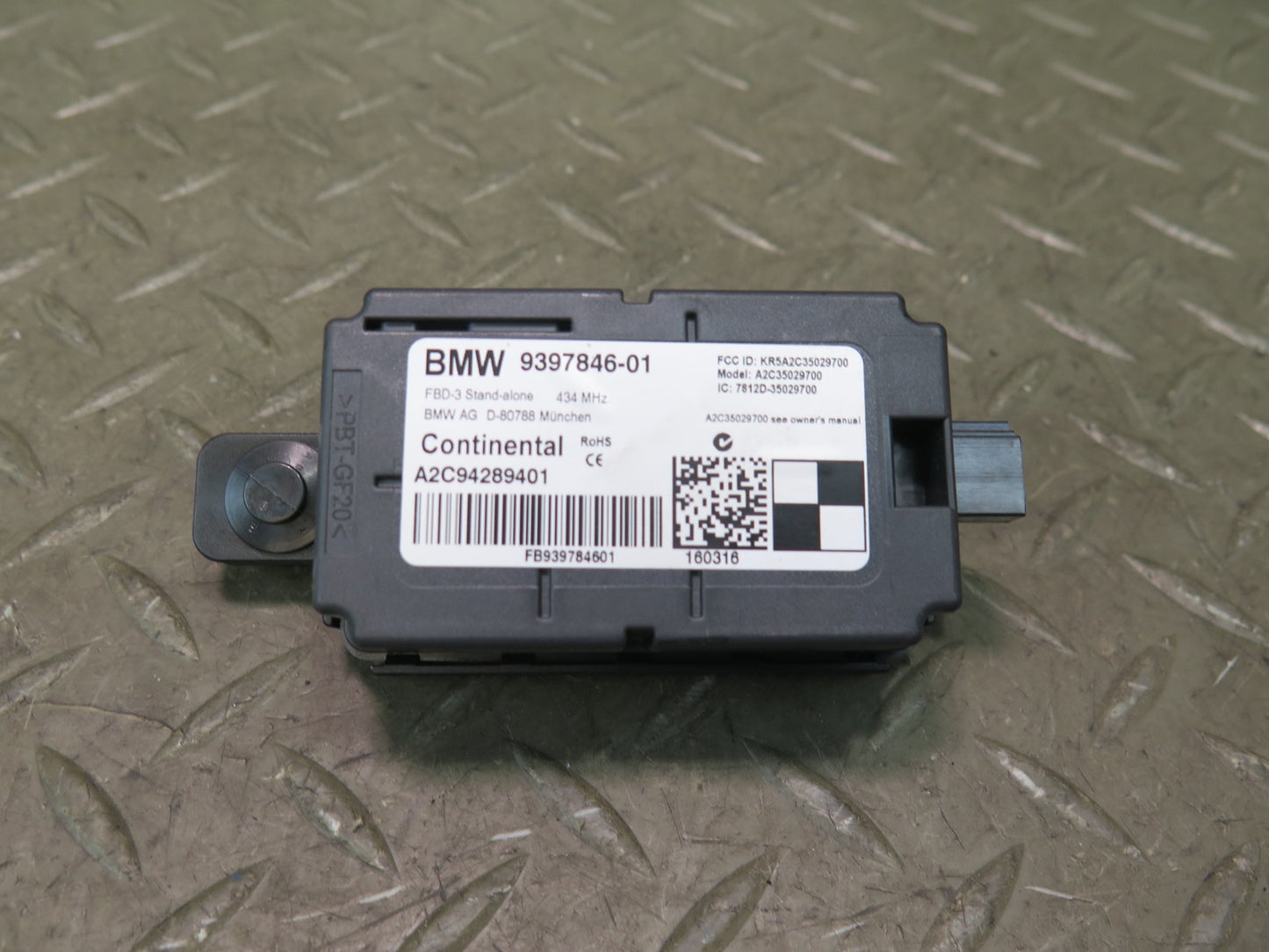 14-24 Mini Cooper F55 F56 F57 Remote Control Receiver Control Module 9397846 OEM