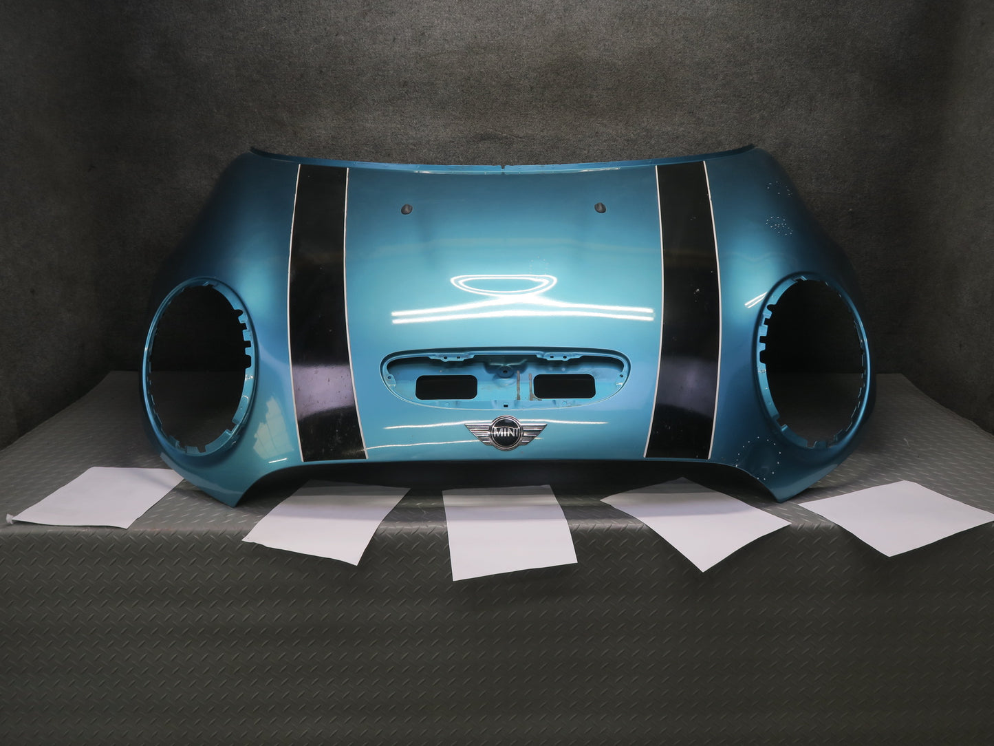 14-19 Mini Cooper S F55 F56 F57 Front Hood Bonnet Shell Panel Carribean Aqua OEM
